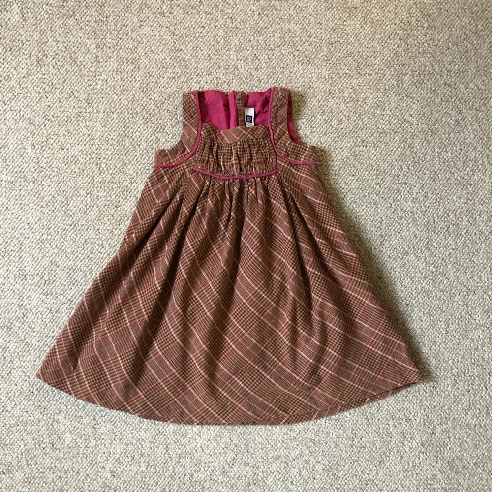 Baby GAP Toddler Girls Archive Style Plaid Dress